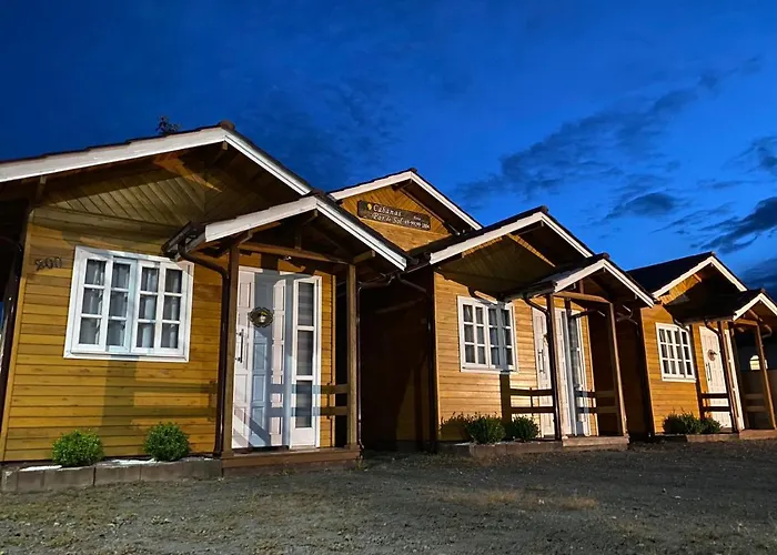 Cabanas Por Do Sol